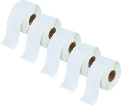 Produktbild von vhbw 5x Rolle 36mm x 89mm (260 Etiketten) Ersatz für Dymo 99012 für Drucker Weiß