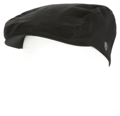Driver Cap aus Baumwoll-Twill, Schwarz, Größe S-M, verstellbar