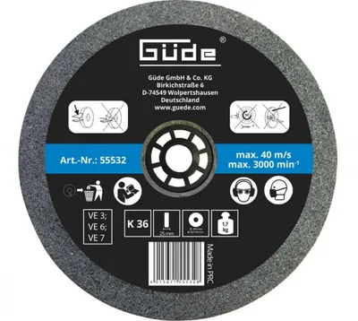Produktbild von Güde Schleifscheibe K 36 200 x 25 x 32 mm