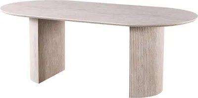 Produktbild von Ovaler Esstisch Lagos - 220x110x76cm - Travertin