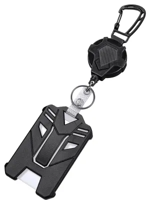 Produktbild von Ausziehbarer Ausweishalter und taktischer ID-Kartenhalter, Jojo Ausweishalter mit Einzugsmechanismus, Ausweisclip für Kartenhalter