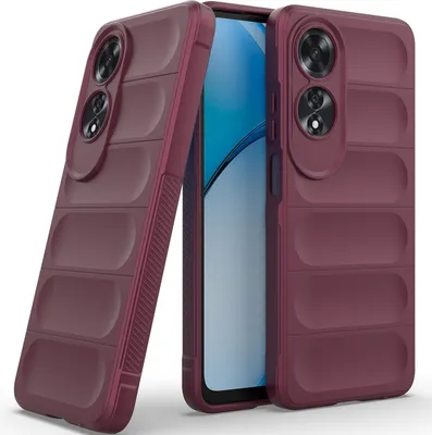 Produktbild von Handyhülle für Oppo A60 Weich TPU Silikon Stossfest Anti-rutsch Hülle bordeaux