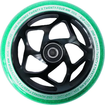 Productafbeelding van Rollen voor scooter - Gap Core - Zwart/Jadegroen - 120 mm - Blunt Scooters