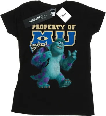 Produktbild von Disney - "Monsters University Property Of MU" T-Shirt für Damen BI34067 (XL) (Schwarz)