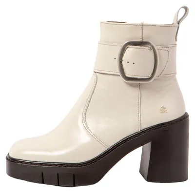 Image de Art Bottines à talons pour Femme 1979 NAPPA SHINNY CREAM/BERNA Couleur Beige