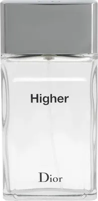 A close-up studio shot of a Christian Dior Higher eau de Toilette bottle.