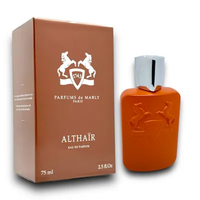 A product shot of a perfume bottle and its box.