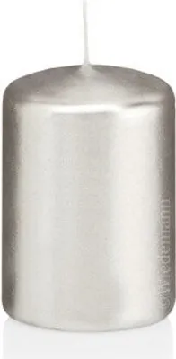 Produktbild von Stumpenkerzen Silber 100 x Ø 58 mm, 4 Stück