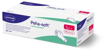 Produktbild von Peha-soft® latex protect, size L, P100 | Packung (100 Stück) - 6933265512466