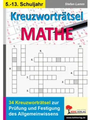 Produktbild von Kreuzworträtsel Mathematik
