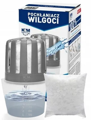 Produktbild von K&M AK101 Luftentfeuchter Set mit Nachfüllpackung 280g