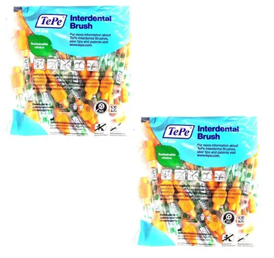 Produktbild von 2x 25 Stück TePe Original Interdentalbürsten 0,45mm orange - Multipack