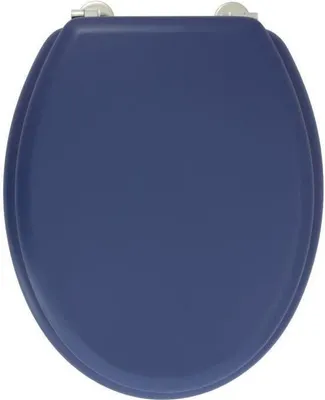 Immagine prodotto di Sedile WC Gelco Design Dolce, blu navy, cerniere in acciaio inox, sagomato in legno