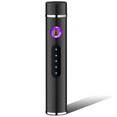 Obrázok produktu pre Elektrický zapaľovač RO-25704 s USB nabíjaním - Čierna KP25704