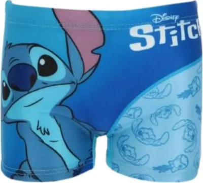 Immagine prodotto di Pantaloncini da bagno Lilo & Stitch - Pantaloncini da bagno elasticizzati e ad asciugatura rapida per bambini Azzurro 3/4 anni