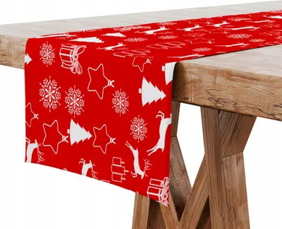 Zdjęcie produktu dla Bieżnik 40 x 140 cm dekoracyjny z reniferem