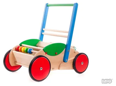 Image de Chariot de marche "Baby Walker multicolore" sans marche Chariot de poupée