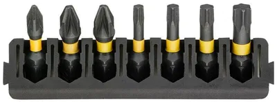 Produktbild von DeWalt 25-mm-Bithalter mit 7 Bits DT70813