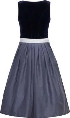 Produktbild von Dirndl Heidi 65er Länge ocean blue/silber 44