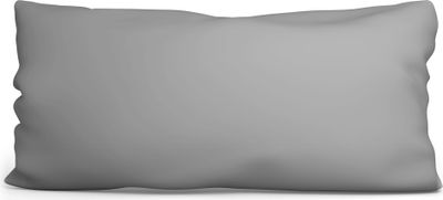 Obliečka na vankúš na spanie bavlna 40 x 145 cm - Obliečka na podlhovastý vankúš z bavlny šedej