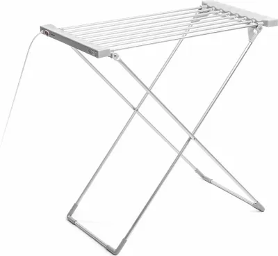 Immagine prodotto di InnovaGoods® Dryak asciugatrice elettrica pieghevole, 8 elementi riscaldanti, 120W, asciugatura rapida, contiene fino a 12 kg di vestiti, portatile, per uso interno, ideale per l'inverno.