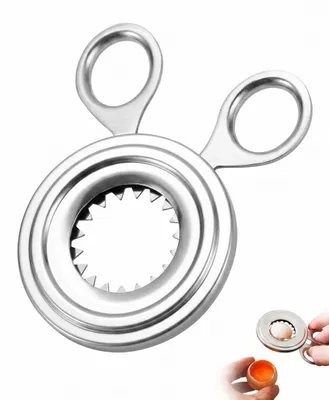 Produktbild von Eierköpfer - Edelstahl Eieröffner mit Sollbruchstellenfunktion - Für weiche und hartgekochte Eier - 1 Stück
