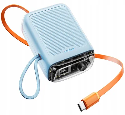Produktbild von Innostyle Mini Powerbank 10000Mah 2X Usb-C Typ C 33W Erweiterbar Usb-C Kabel