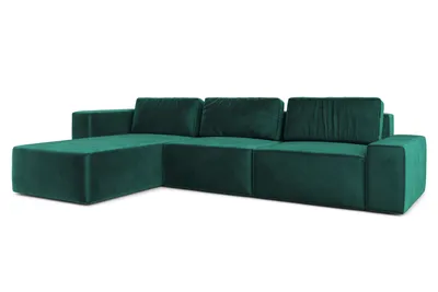 Image de AX LIVING Canapé XXL L forme Arkleton Canapé d'angle Vert 360cm - Confort G