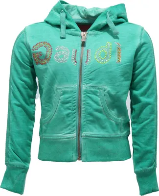Productafbeelding van 8335V felpa bimba GAUDI, groene katoenen sweatshirt voor meisjes