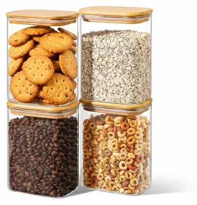 Imagen del producto de JL Cuisine - Recipientes de almacenamiento transparentes - Herméticos - 1100 ml, Imagen generada por IA