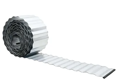 Image de vidaXL Bordure de jardin, 5 m x 15 cm, acier galvanisé, argenté