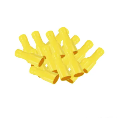 Produktbild von ARLI 50 x Flachsteckhülsen 6,3 x 0,8 mm vollisoliert gelb 4 - 6 mm²