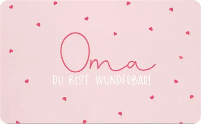 Produktbild von PPD Oma D@H Tray, Frühstücksbrettchen, Brettchen, Frühstück, Resopal, Rosa, 14.3 x 23.3 cm, 586002074