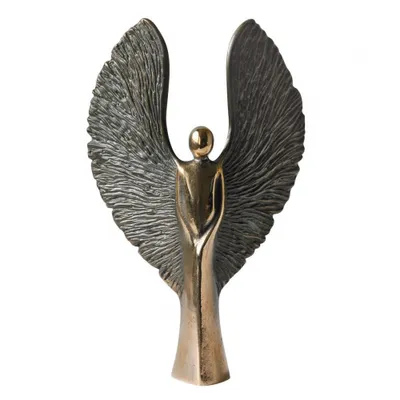 Produktbild von Engelskulptur Engel 17 cm Bronze, patinierte Flügel