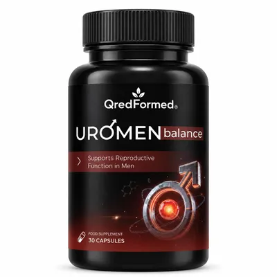 Obrázek produktu pro UROMEN balance – Denní doplněk stravy pro muže, podporující celkové zdraví a vitalitu – 30 kapslí