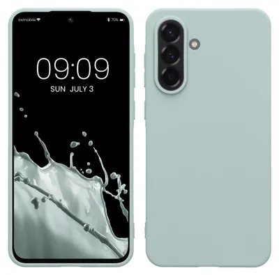 Produktbild von kwmobile Handyhülle für Samsung Galaxy A56 5G Hülle - TPU Case - Kabelloses Laden - Schutzhülle Cover in Cool Mint