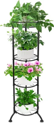 Produktbild von Pflanzenstandards Metall - Elegantes Design für Innen und Außen