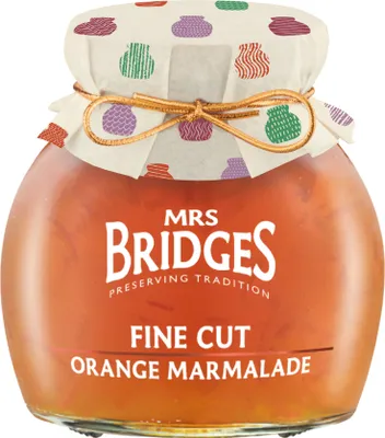 Obrázok produktu pre Pomarančová marmeláda pani Bridgesovej s jemne nakrájanou kôrou 340g