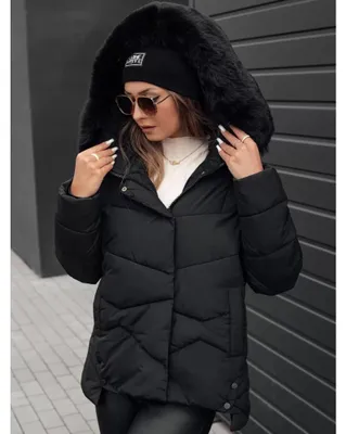 Produktbild von Dstreet Winterjacke für Frauen Fixmix schwarz L