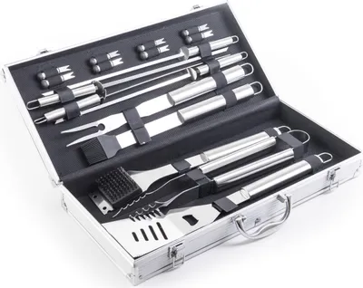 Obrázek produktu pro G21 Grilovací nářadí G21 sada 17 ks, hliníkový kufr G21-635393