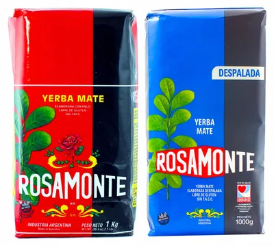 Immagine prodotto di Set di Yerba Mate Rosamonte: Elaborada 1 kg + Despalada 1 kg, per un totale di 2 kg