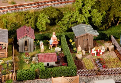 Produktbild von Faller 180494 2 Schrebergärten mit Schuppen Epoche III