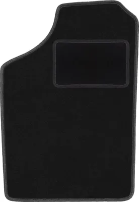 Image de Tapis de conducteur noir pour : Volkswagen Polo II Coupé, berline à hayon, berline (1981-1992)