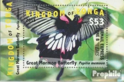 Produktbild von Briefmarken Tonga 2015 Mi Block91 (kompl.Ausg.) postfrisch Schmetterlinge