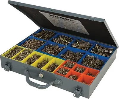 Image de Boîte de rangement universelle pour vis, 3 400 pièces