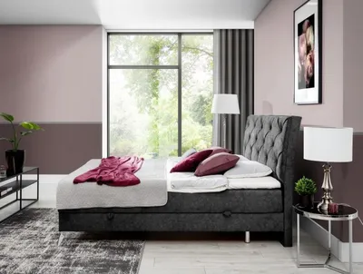 Immagine prodotto di Letto Tessile Rivestimento Doppio Design Barocco Stile Moderno Letti Chesterfield Hotel