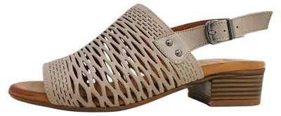 Produktbild von 2 Go Fashion Damenschuhe Sandalen Hoch Sandalette Beige Freizeit, Schuhgröße:36 EU