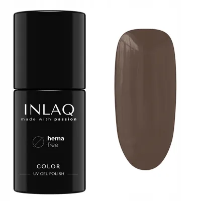 Zdjęcie produktu dla INLAQ Lakier Hybrydowy Taupe 6ml HEMA Free