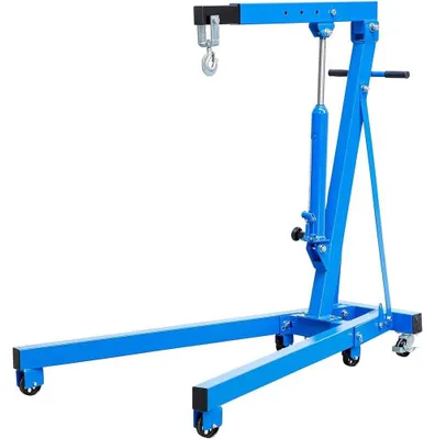 Image de Grue d Atelier 1000 kg - 385 x 210 x 1620 mm - Acier Robuste - Levage Sécurisé et Pratique, Pro - D-Work