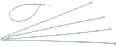 Produktbild von Kabelbinder, L370mm, natur, 4,8x1,2mm, Polyamid (PA), -40-85°C, Kunststoffzunge/-nase, 356805092